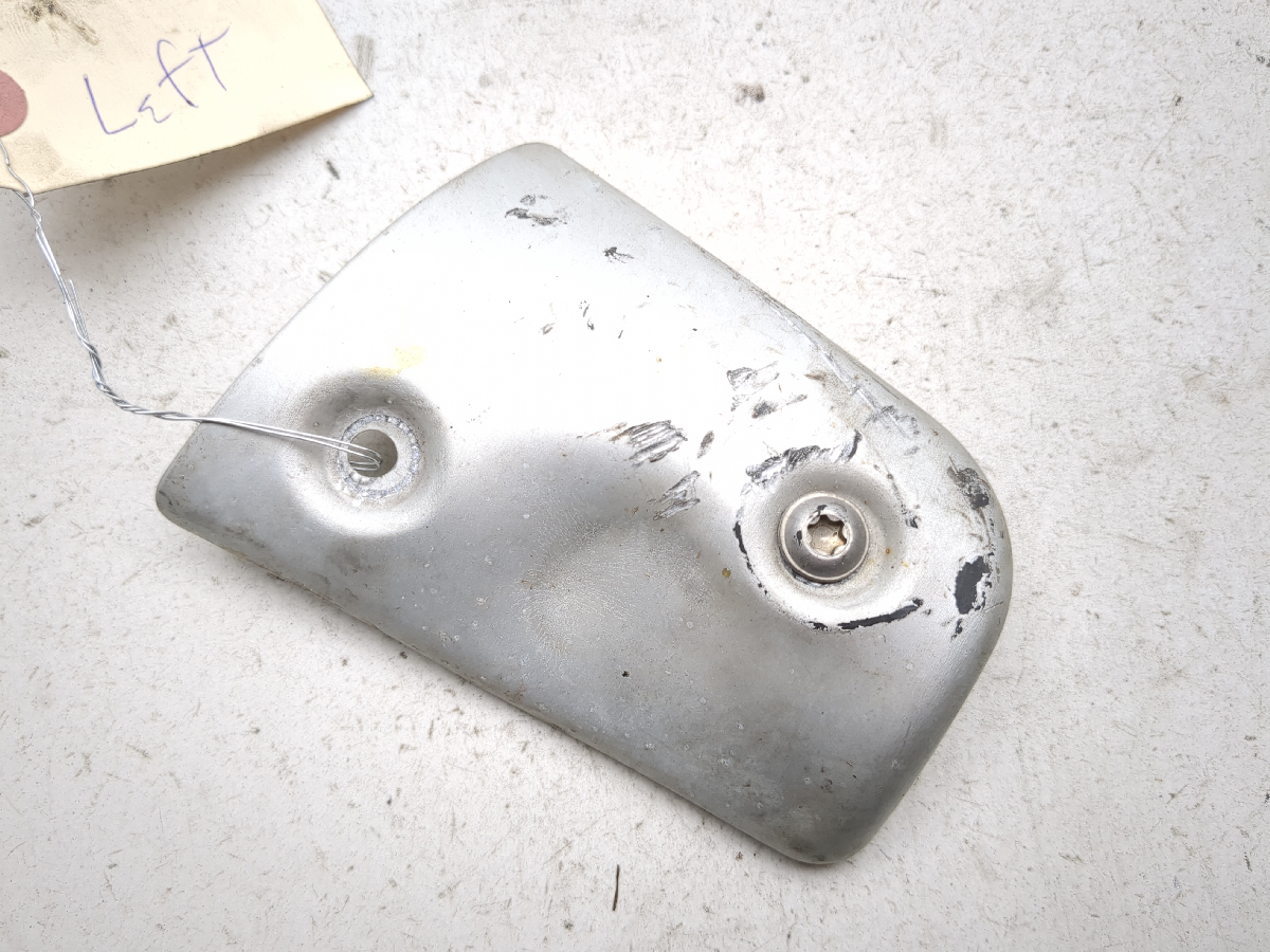 01-12 BMW F650 GS F650GS Rear Left Exhaust Heat Shield Cover 18127650992