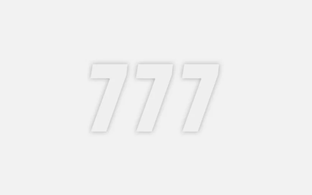 Factory Effex 7" White Factory Number "7" Decals (3) 08-90097