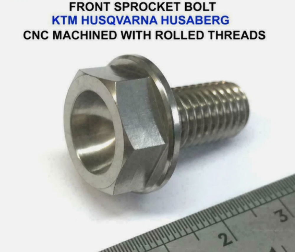 VINTAGE KTM Front Axle Spindle Collar Screw Bolt M 10 x 20 49032011000 NOS OEM