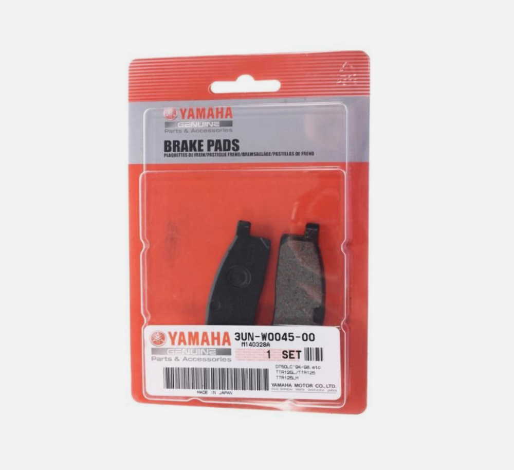 2003-2025 Yamaha TTR125LE OEM Brake Pad Kit 3UN-W0045-00