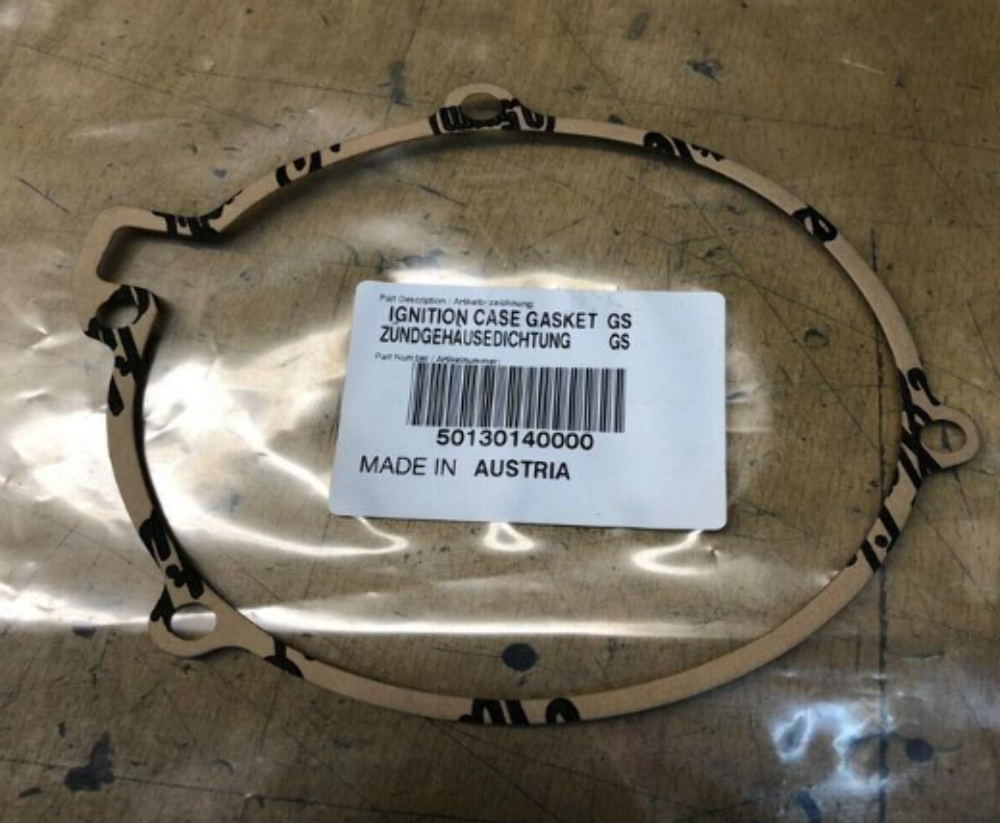New OEM 1984-1986 KTM 125 GS Ignition Cover Gasket 50130140000