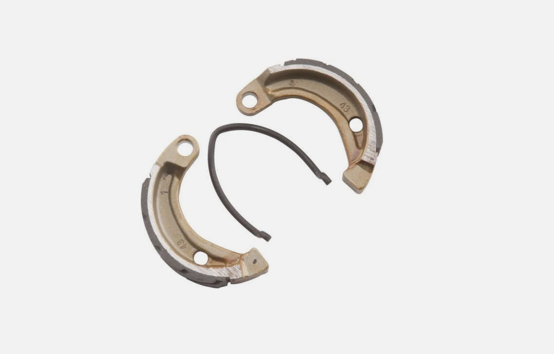 EBC Brakes Sintered Metal Grooved Brake Shoes 2007-2012 Polaris Outlaw90 EBC346G