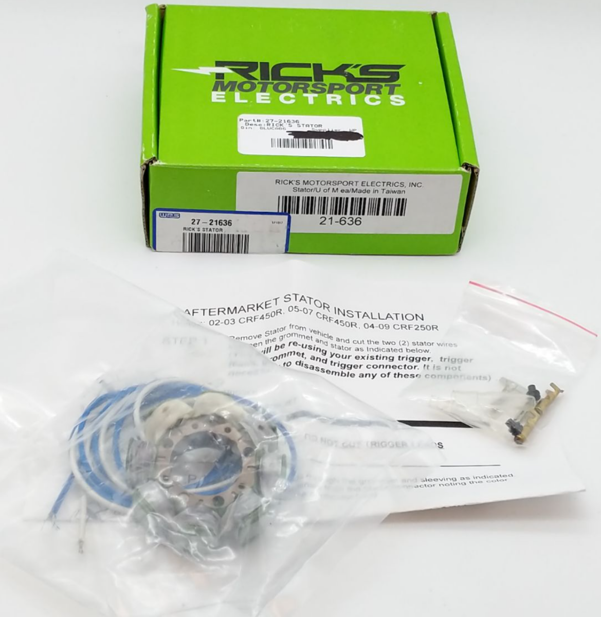 RICK'S MOTORSPORT ELECTRICS Stator 21-636 HONDA CRF 250 CRF 450