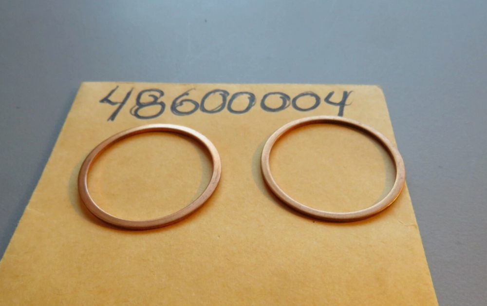 NOS KTM 640 Duke 950 650 Genuine Copper Washer OEM 48600004 QTY 2