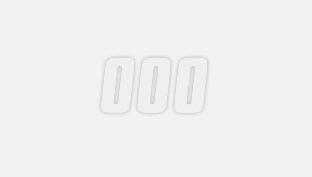 Factory Effex 7" White Factory Number "0" Decals (3) 08-90090