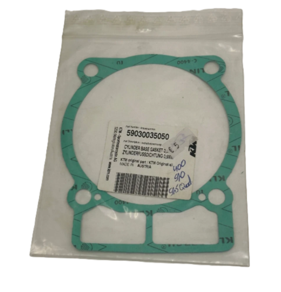 NEW OEM KTM CYLINDER BASE GASKET 0,5MM 450 525 XC ATV XCW EXC 2007 59030035050