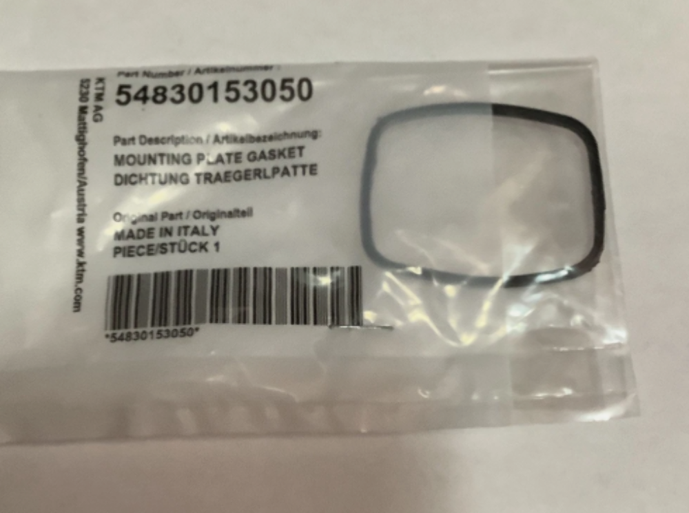 KTM 125 EXC, 250 EXC, 300 EXC, 125 SX, Gasket Supporting Plate 54830153050