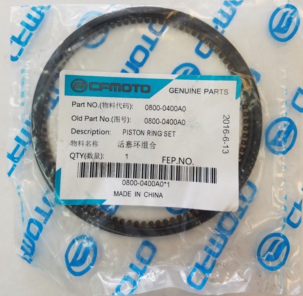 2015-2025 CFMoto ZForce 800 Trail OEM Piston Ring Set 0800-0400A0