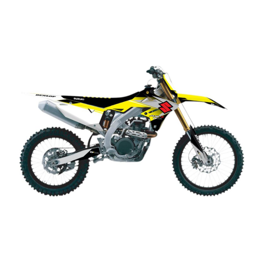 D'COR Visuals Complete Graphics Kit Yellow 2008-2017 Suzuki RM-Z450 20-40-452