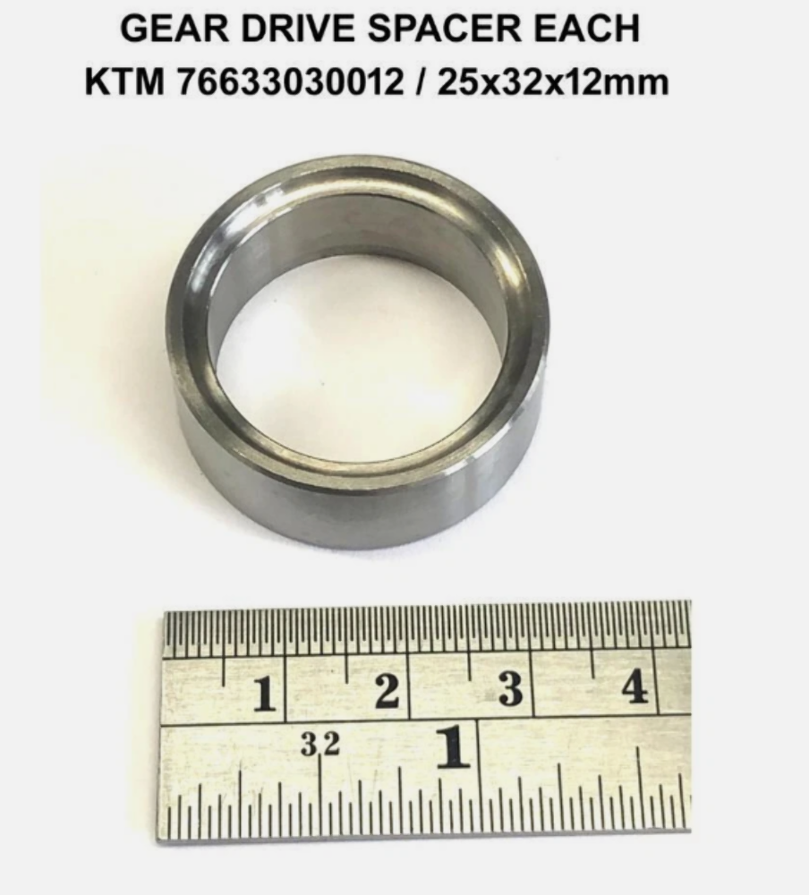 KTM 690 END/SMC/DUKE 2010-2024 Countershaft Spacing Tube F. Sprock (76633030012)