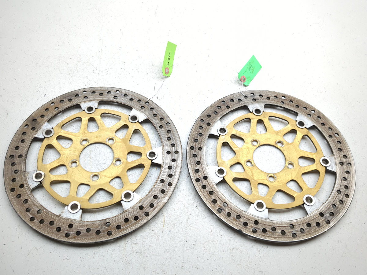 00 01 Kawasaki ZX900E ZX9R Front Disc Brake Rotors