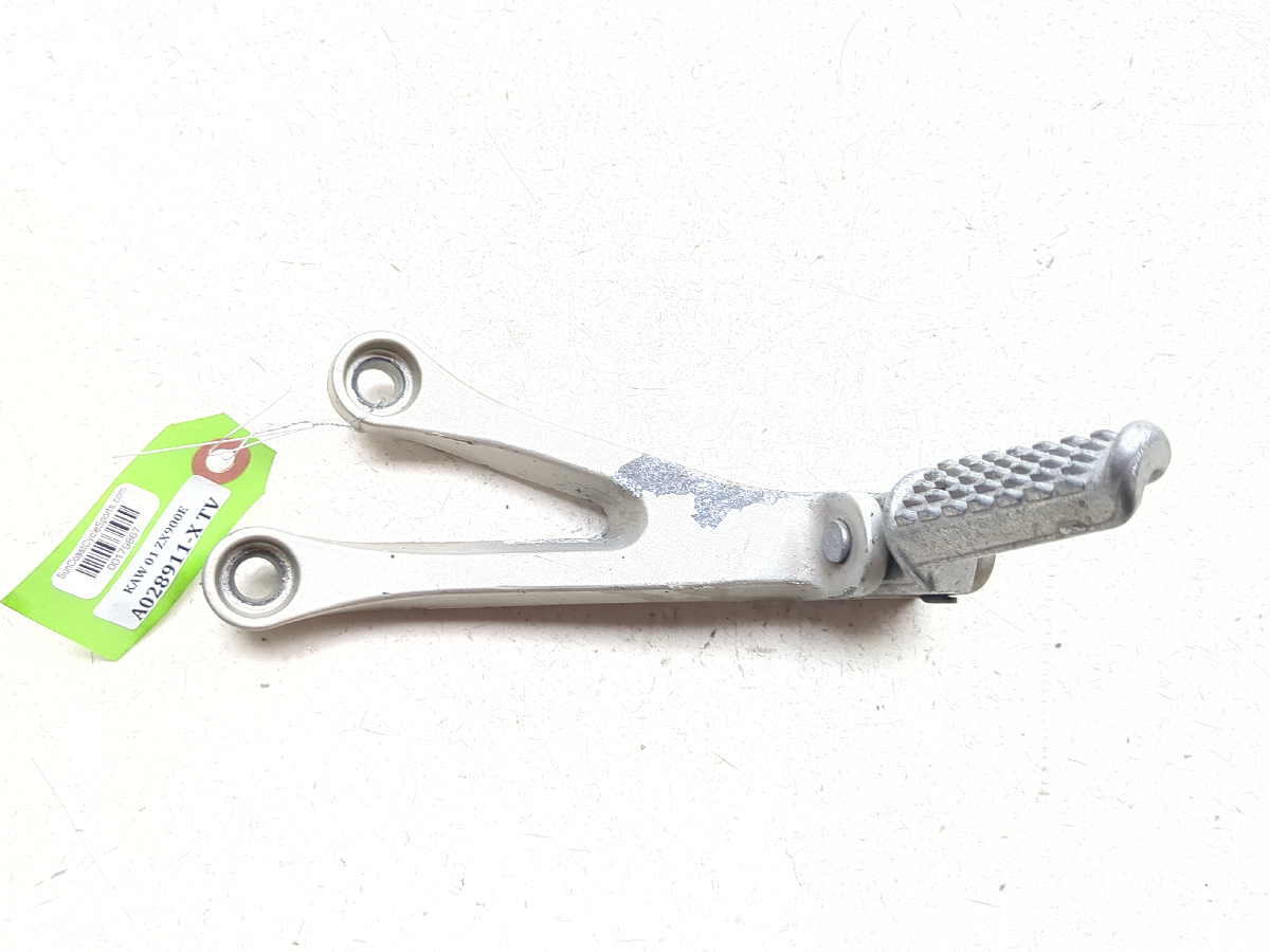 00 01 Kawasaki ZX900E ZX9R Rear Left Passenger Foot Peg TRSH PL