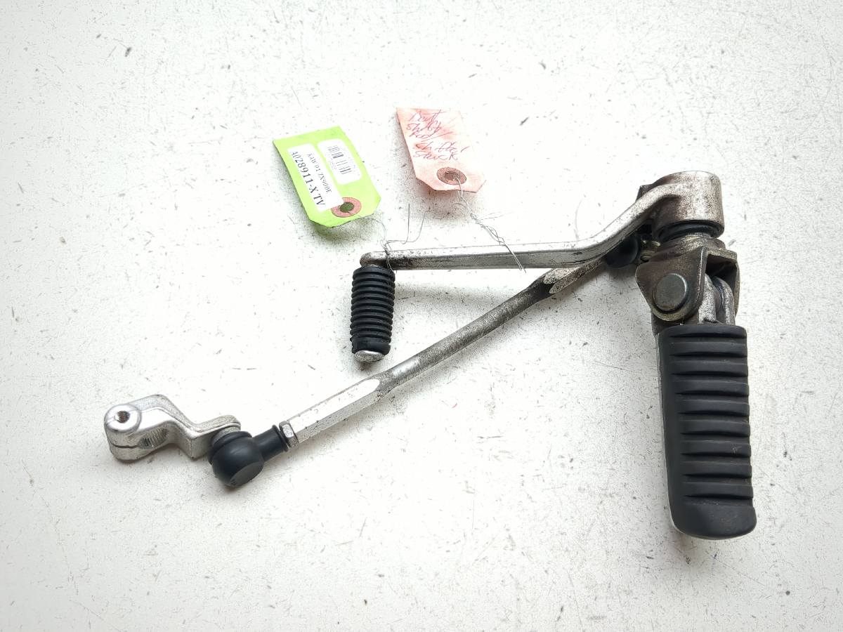 00 01 Kawasaki ZX900E ZX9R Shifter Shift Pedal Linkage W/ Front Left Foot Peg