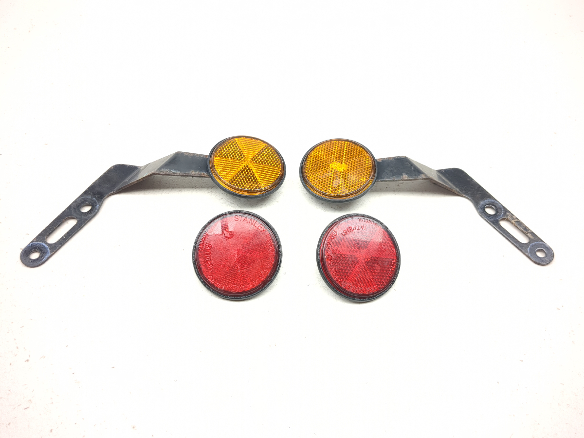 19-21 Honda Z125 Monkey Reflective Reflector Light Lens W/ Brackets