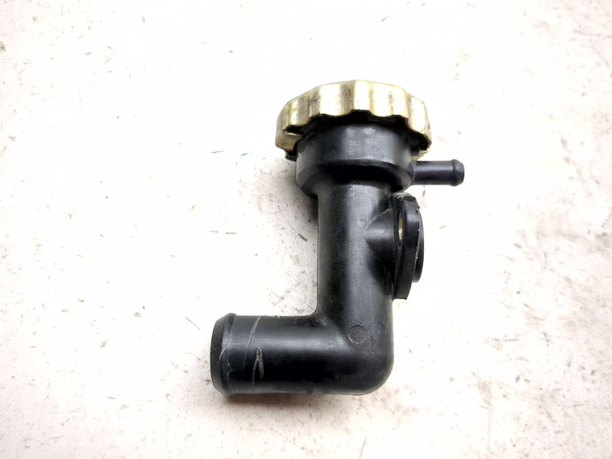 88-91 Honda NT650 Hawk GT Radiator Fill Neck w/ Radiator Fill Cap Lid