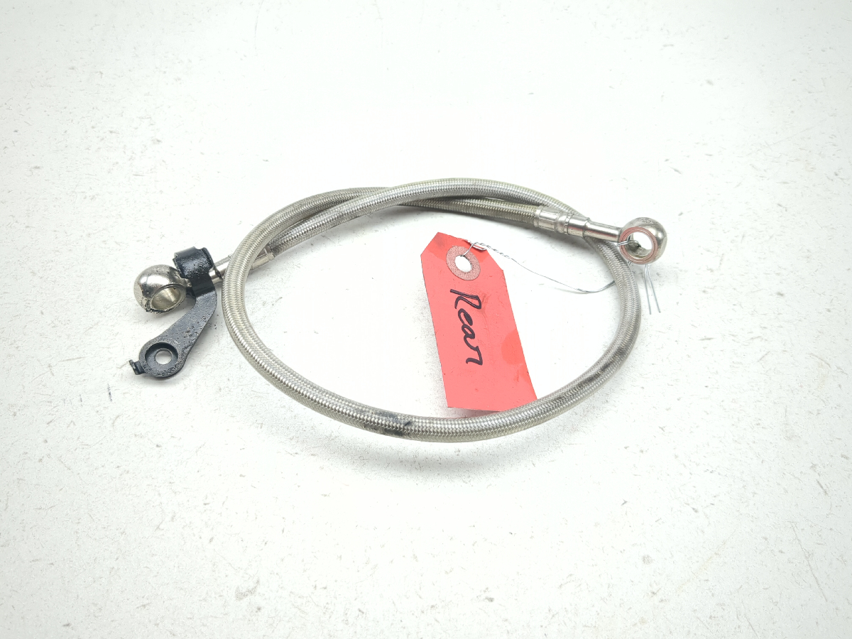 02 03 Honda CBR900RR CBR 954 Rear Brake Line Hose Braided