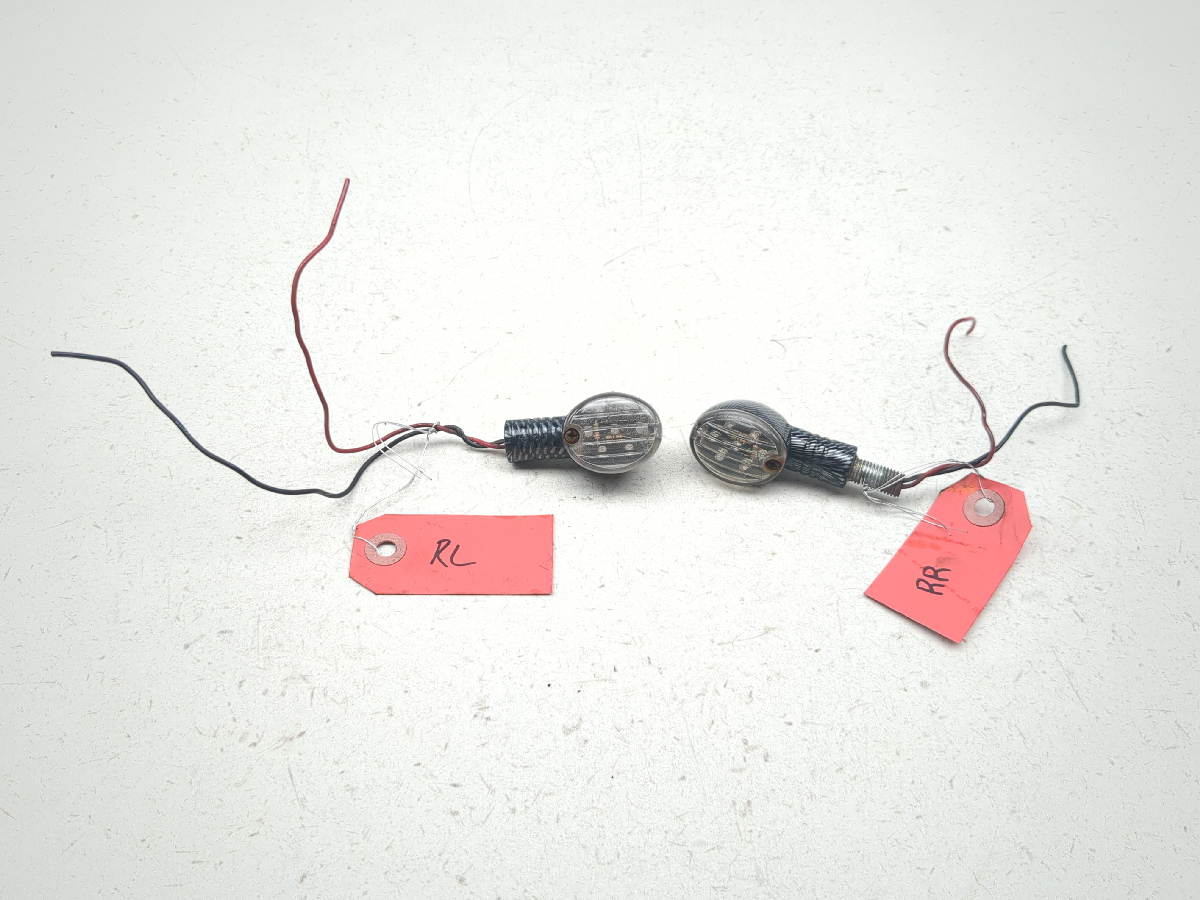 02 03 Honda CBR900RR CBR 954 Aftermarket Rear Turn Signal Indicator Lights Set
