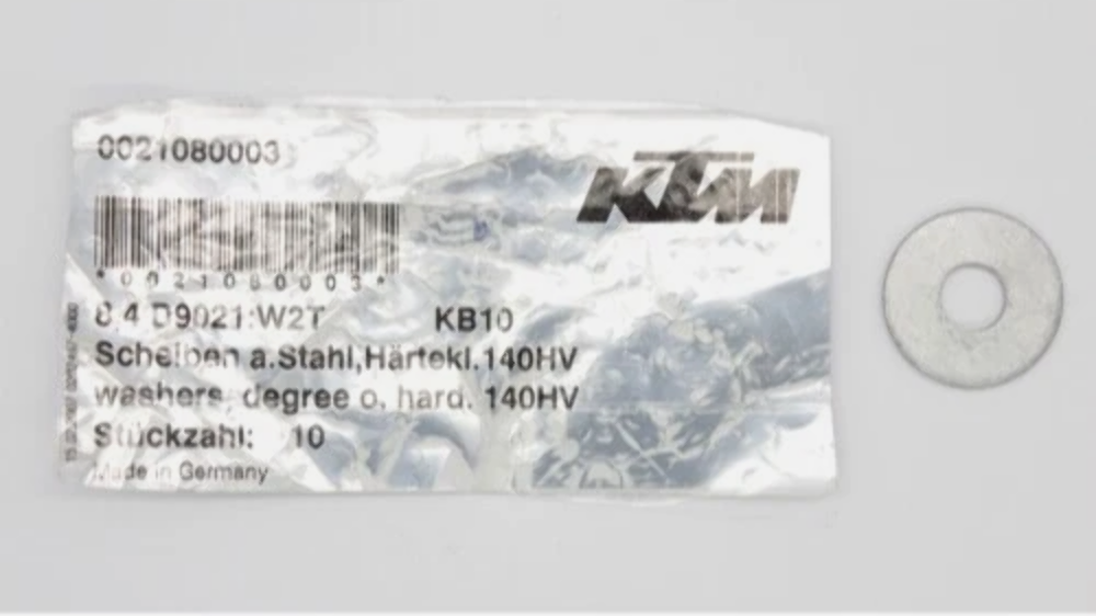 KTM 690 ENDURO 790 DUKE Washer 8,4 x 29,7 x 1 NOS OEM 0021080003 QTY 3