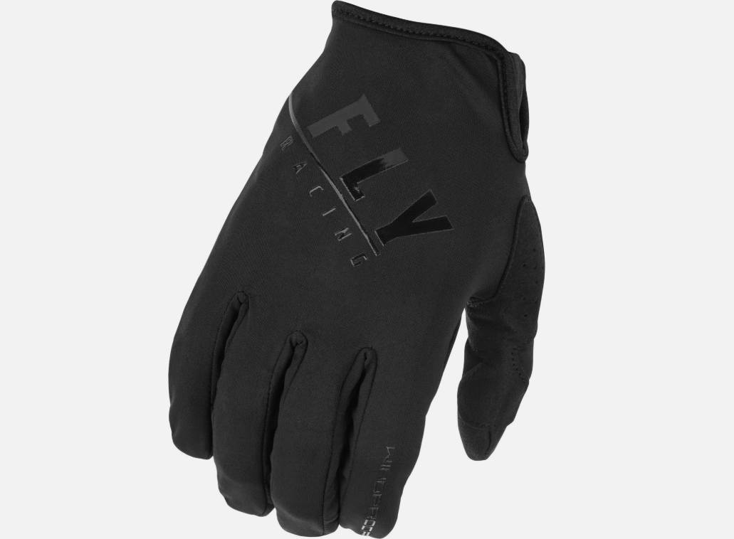 Fly Racing Windproof Gloves Black SIZE: 9 (MENS MED/WOMENS XL) 371-14109
