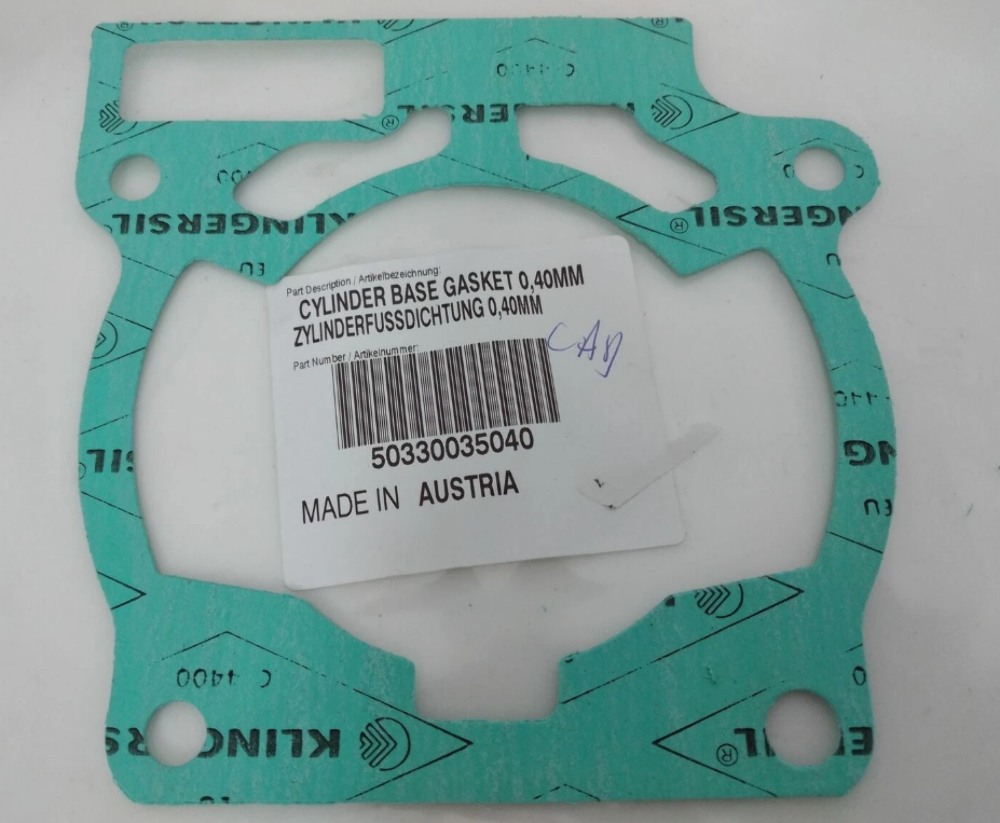 KTM CYLINDER BASE GASKET 1998-2015 KTM 125SX 50330035040