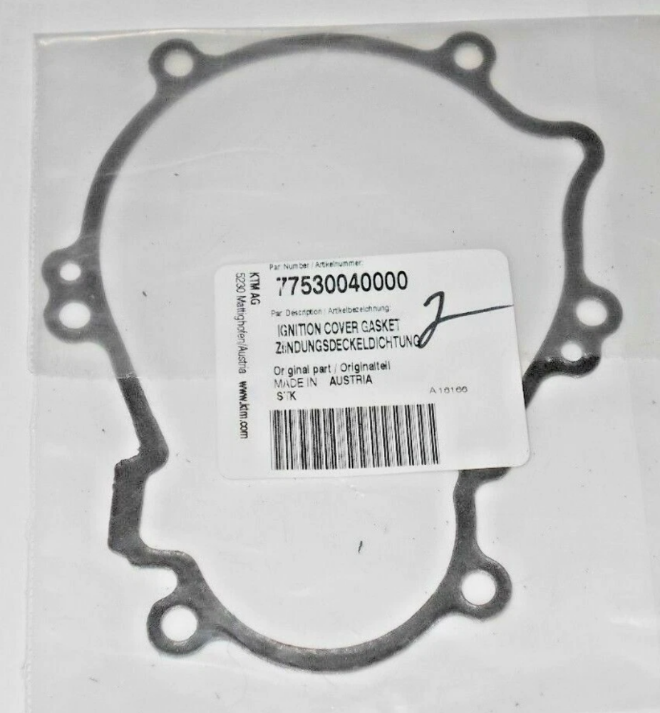 NEW KTM IGNITION COVER GASKET 250 350 XCF-W SIX DAYS EXC-F SX-F 77530040000