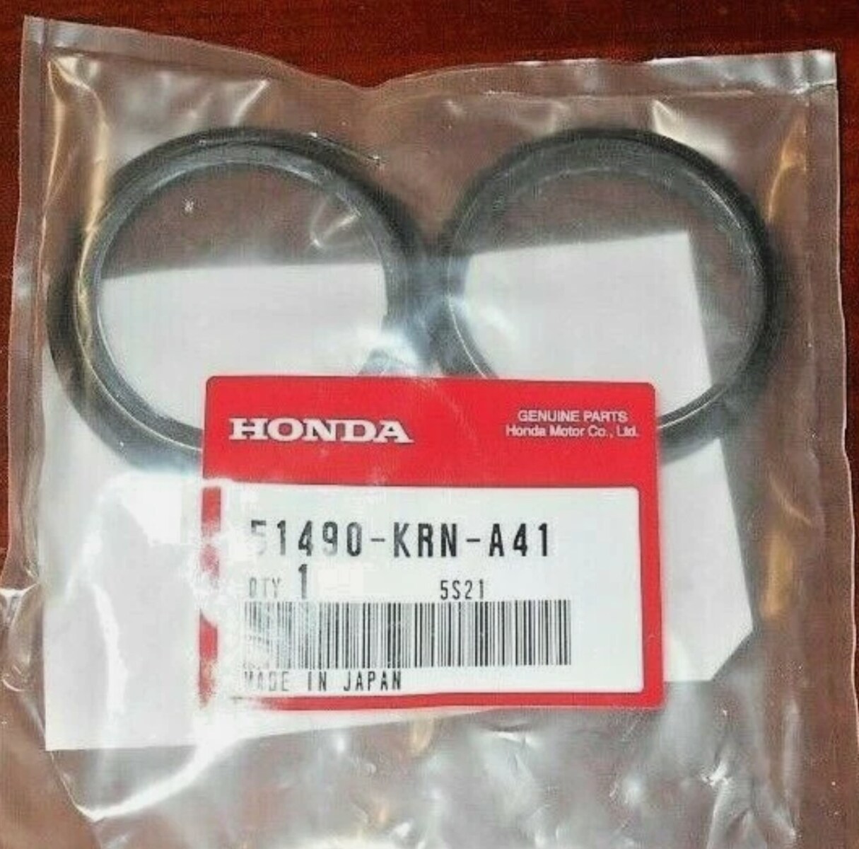 HONDA SUSPENSHION FORK OIL & DUST SEALS CRF250R 2010-2014 51490-KRN-A41
