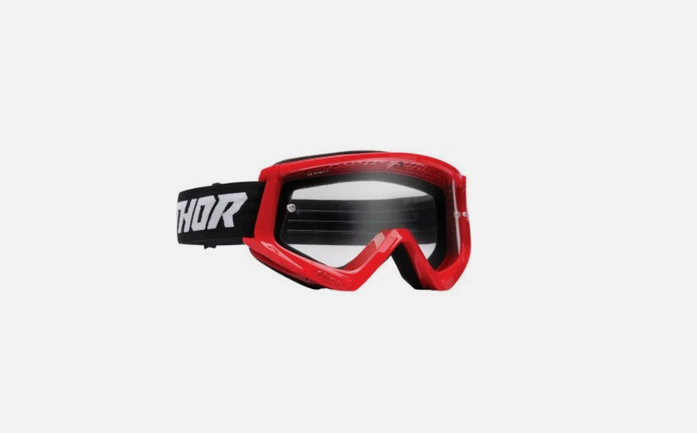 Thor Youth Combat Racer Goggles Red, Black O/S 2601-3048