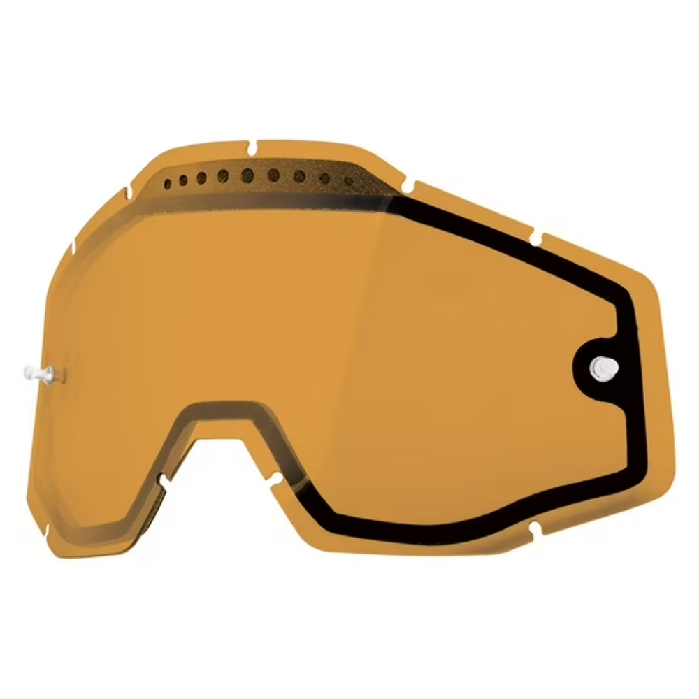 100% Adult Replacement Dual Vented Lens Racecraft/Accuri Persimmon 51006-046-02