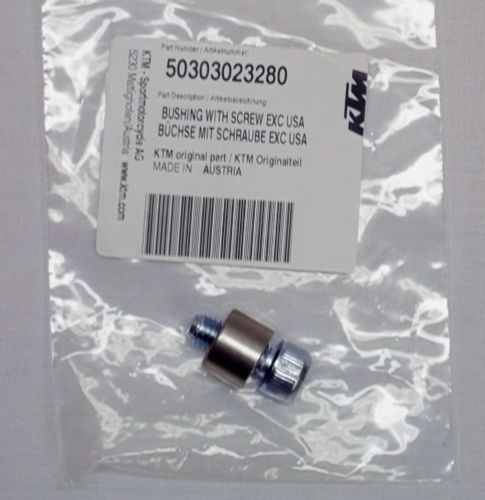 NEW 2004-2007 KTM BUSHING WITH SCREW EXC MXC XC XC-W XC-G 125-525cc 50303023280