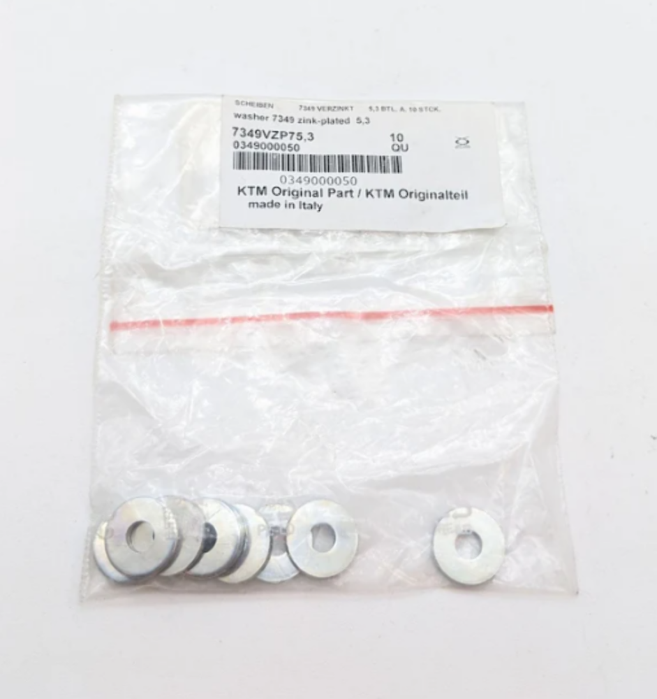 KTM/Husqvarna/GASGAS - WASHER DIN7349-5X15X2 0349000050 QTY 9