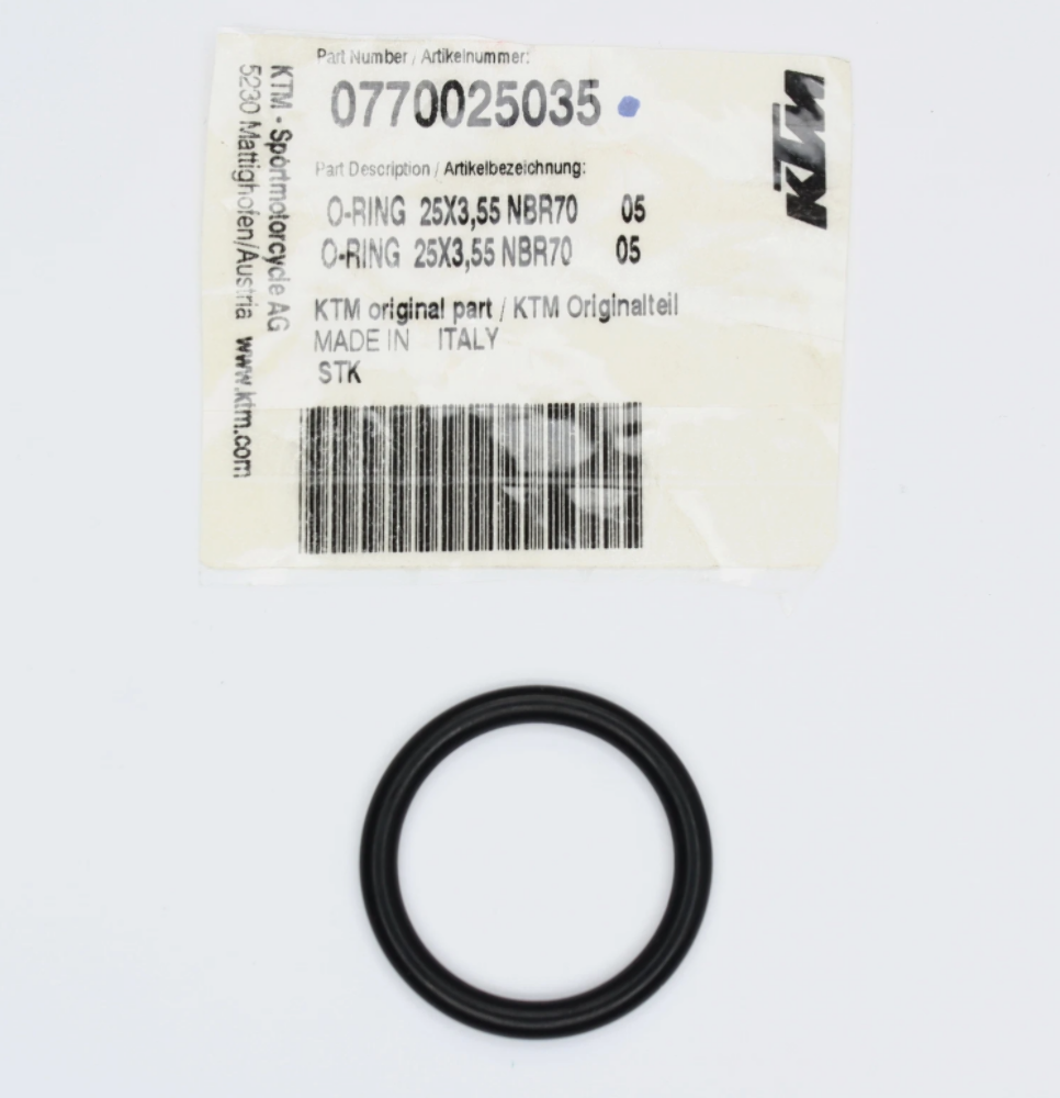 New OEM KTM O-Ring 25x3.55 NBR70 0770025035 QTY 3