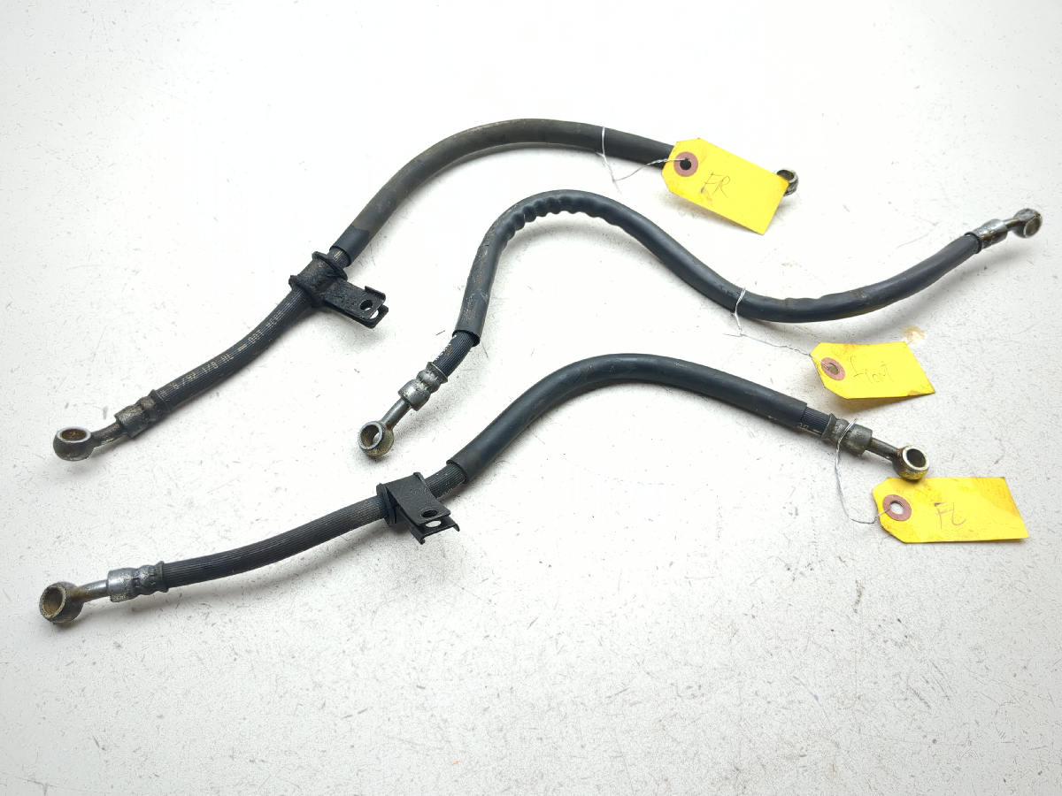 91-93 Suzuki GSX1100 G GSX 1100 Front Brake Line Hose Set