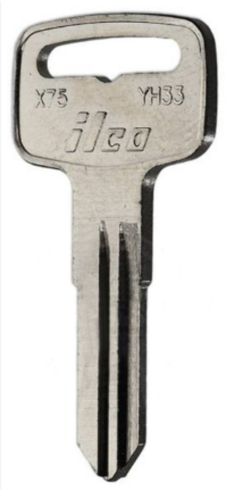 New ILCO Uncut Key Blank - Yamaha | X75 ( YH33 ) QTY 3