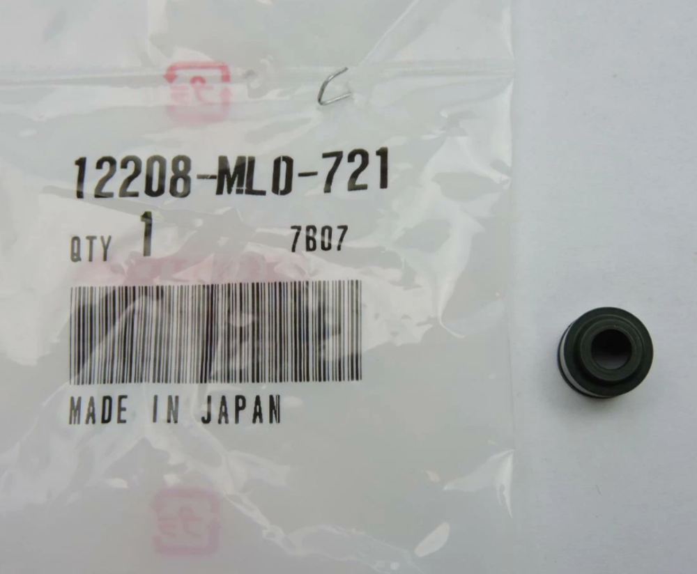 Honda OEM Exhaust Valve Stem Seal 94-02 CB500 04-06 CBF500 12208-ML0-721 QTY 4