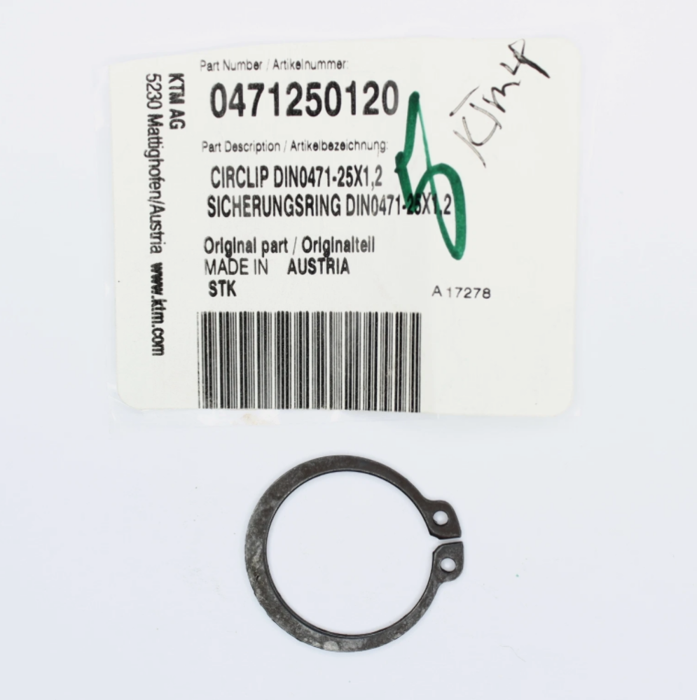 KTM SEEGER DIN0471 25X1.2 SMR ATV XC XCR MXC 0471250120