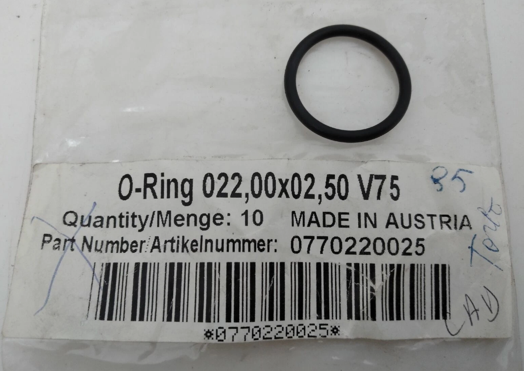 New OEM 2003-2004 KTM O-Ring 125 SXS 125 SX 0770220025 QTY 7