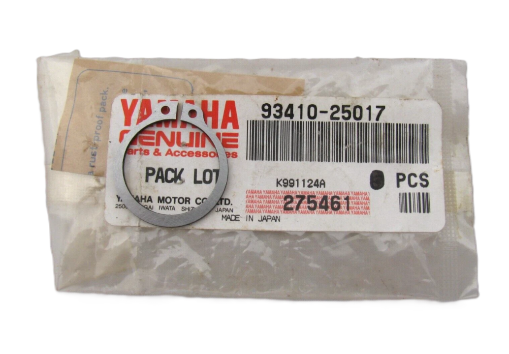 NOS OEM Yamaha Circlip S-Type 1968-2015 XS1100 XS650 93410-25017-00 QTY 4