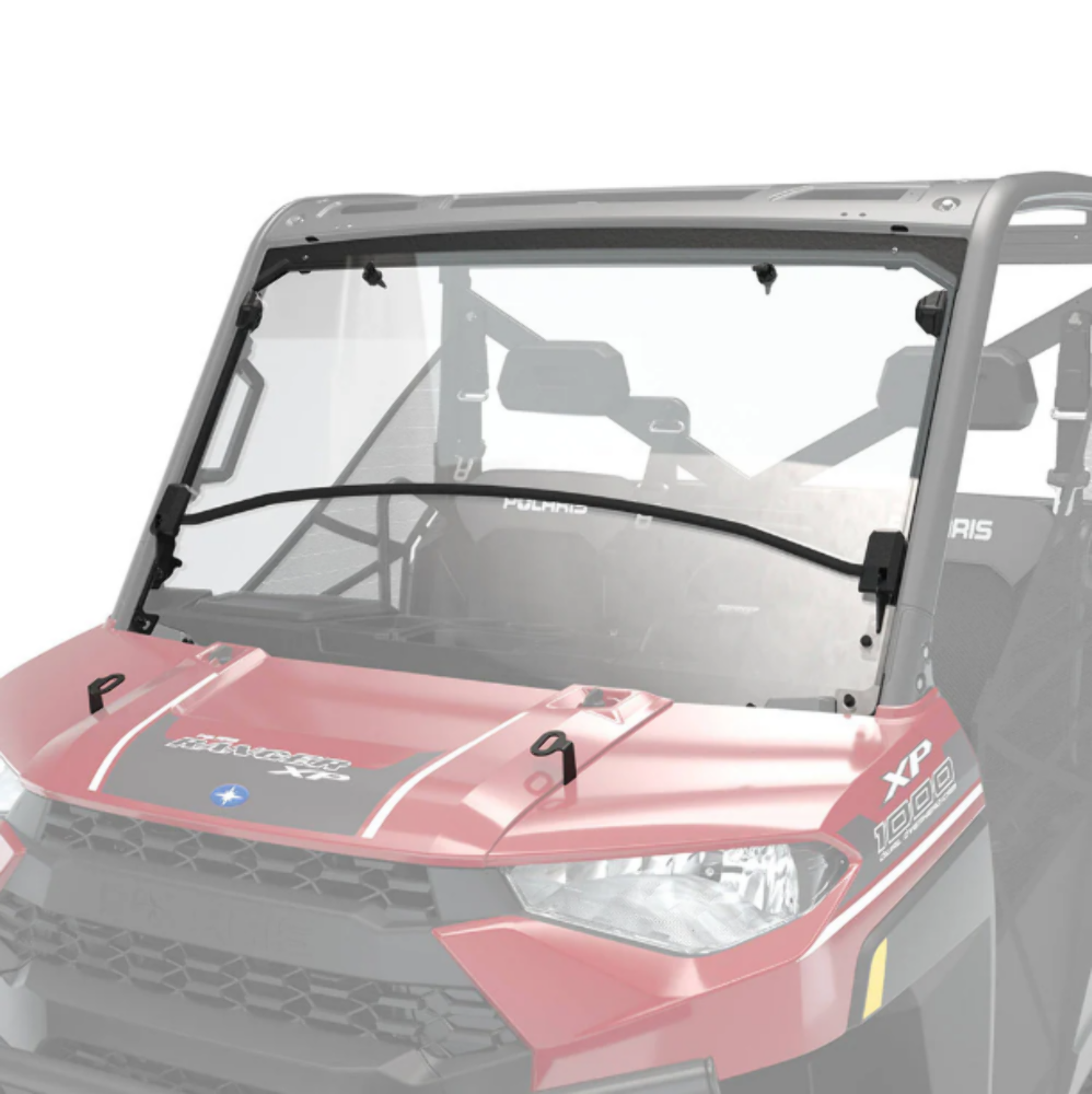 18-23 Polaris Ranger Crew XP1000EPS Flip Poly Windshield 2884139 NO HARDWARE