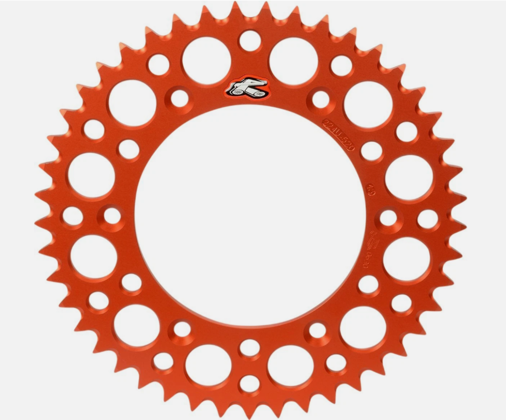 RENTHAL Rear Sprocket UltraLight 46Teeth 420 KTM SX 65 1998-2023 192U-420-46GPOR