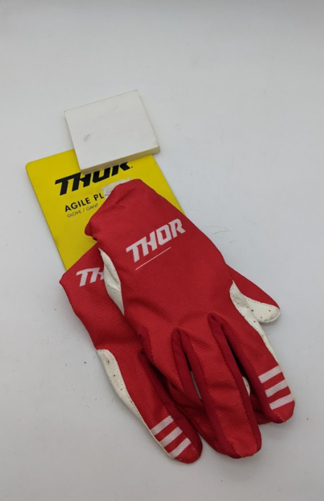Thor Agile Plus Gloves Red/White S 3330-6288
