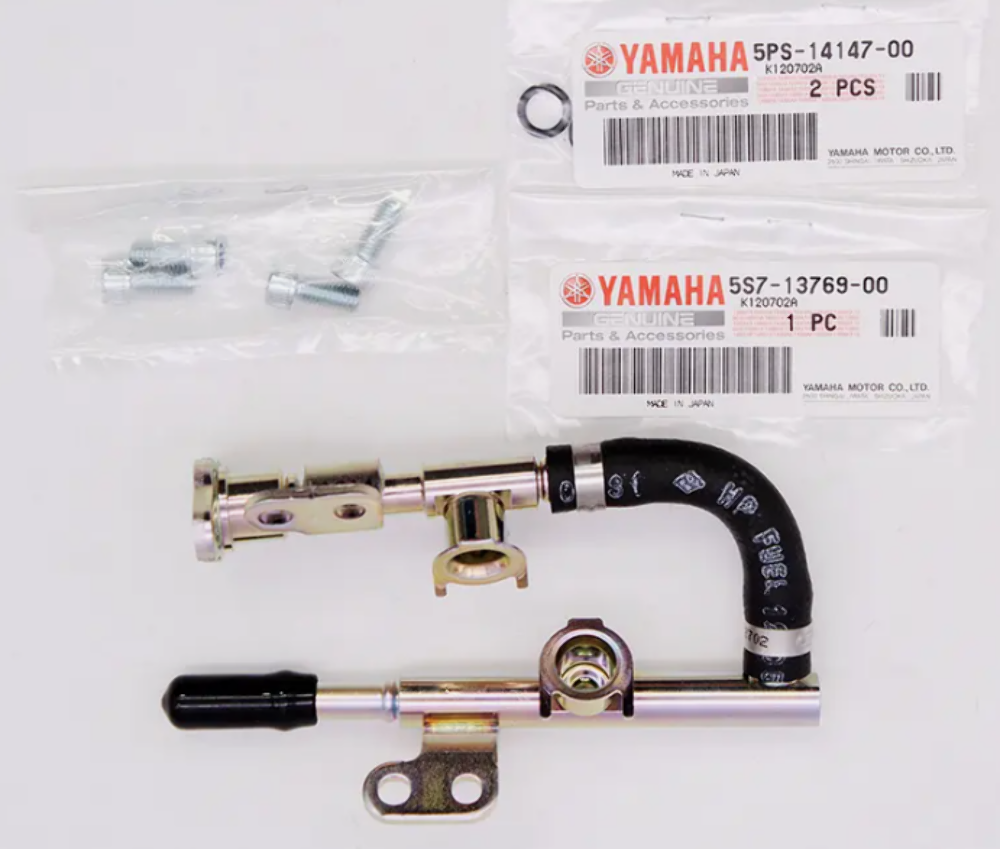 NOS Yamaha OEM Fuel Pipe Kit 90891-10215-00