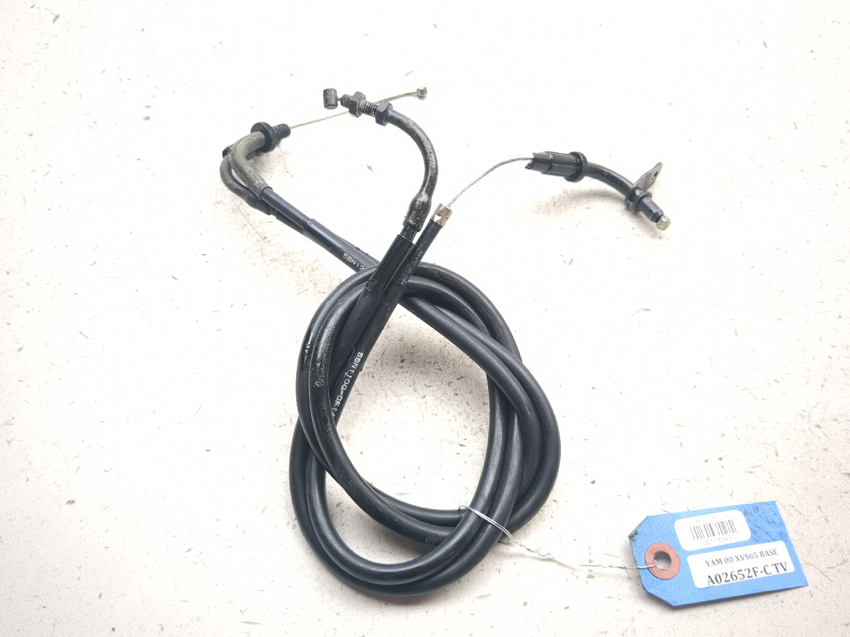 98-08 Yamaha V Star XVS 650 Throttle Cable Lines
