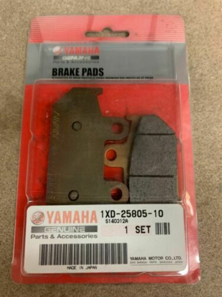 NEW Yamaha OEM Front Brake Pad Set 1XD-25805-10-00 Viking 700 / Wolverine