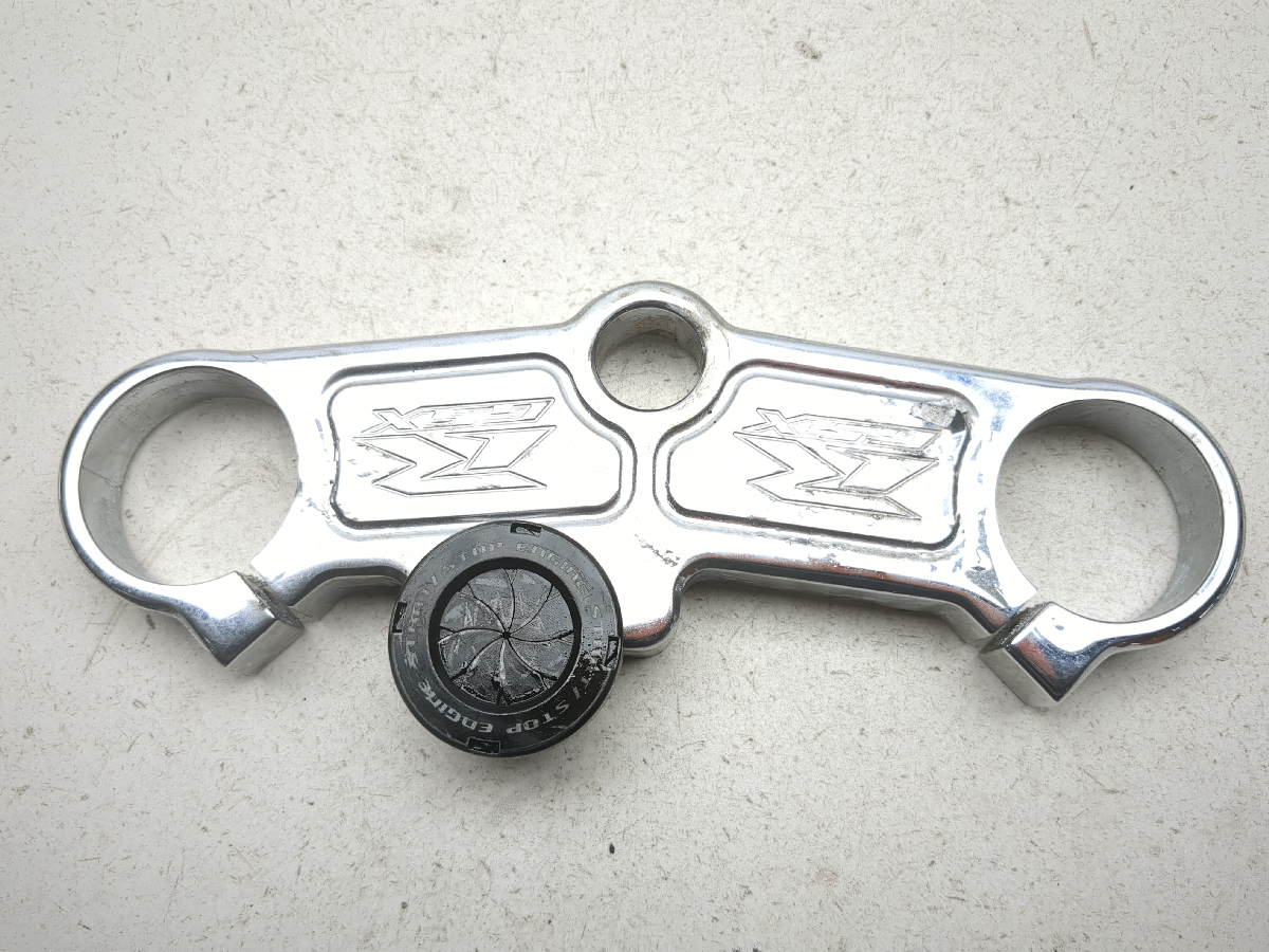 04 05 Suzuki GSXR 600 750 Chrome Top Upper Triple Clamp Tree A2982