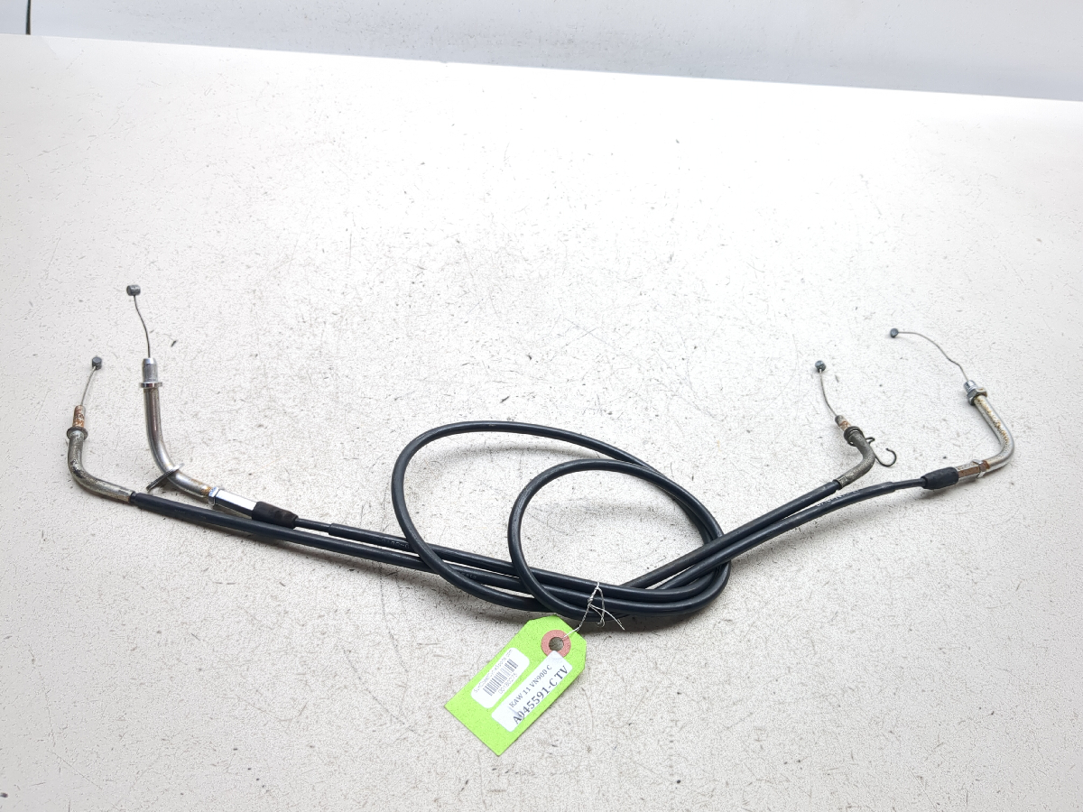 06-16 Kawasaki Vulcan 900 VN900C Throttle Cable Lines TRSH PL