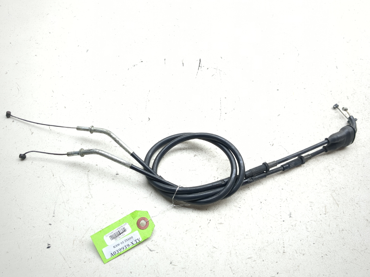 00-02 Kawasaki Ninja ZX6R ZX6 Throttle Cable Lines - Sun Coast