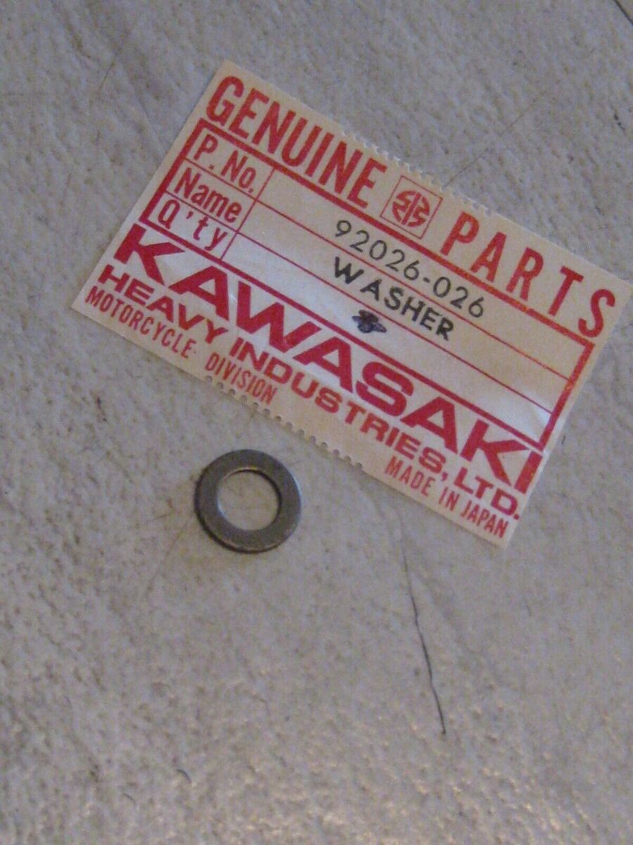 Kawasaki NOS NEW 92026-026 Thrust Washer H1 H2 S1 S2 S3 A1 A7 F6 F7 KE 1966-78
