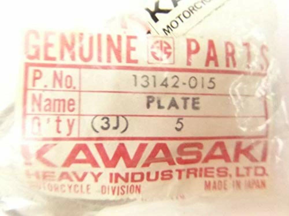 Kawasaki 13142-017 Change Drum Pin Plate 13142-015 KS KX KD KE KDX