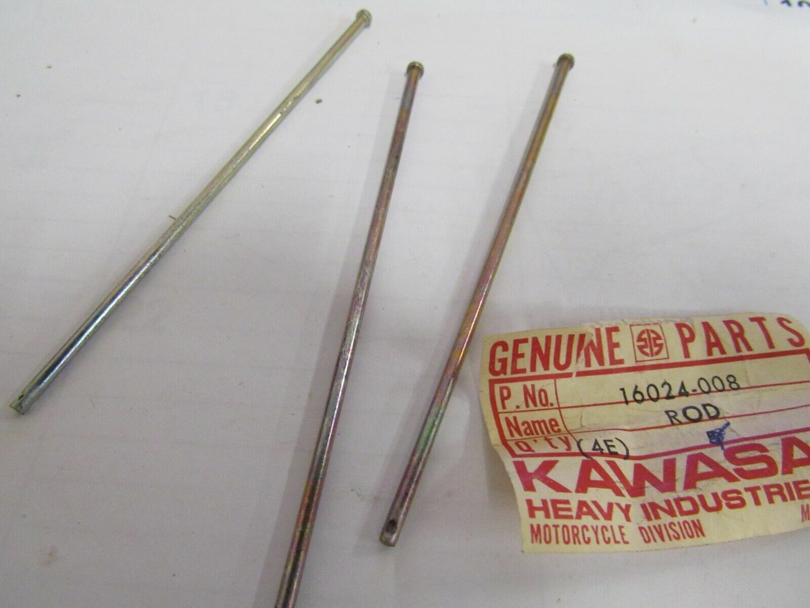KAWASAKI Throttle Valve Stop Rod Part Number 16024-005
