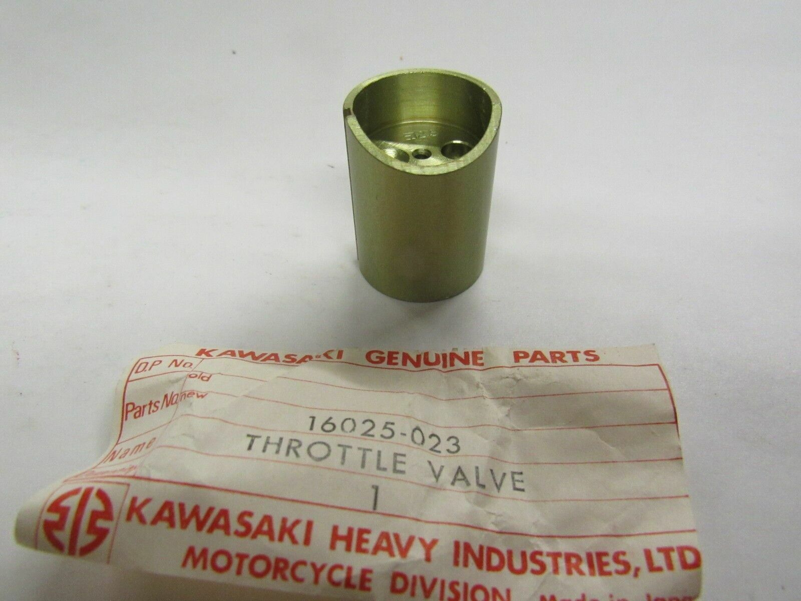 NOS Kawasaki NEW 16025-023 THROTTLE VALVE S1 250 KH250 G4 G4TR 100 TRAIL BOSS